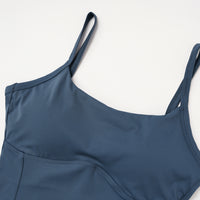 Strappy Built-In Bra Sports Tank