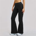 Peach-Lift High-Waist Flared Leggings
