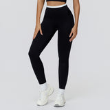 High-Waisted Contrast Sculpt Leggings