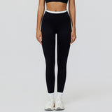 High-Waisted Contrast Sculpt Leggings