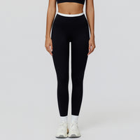High-Waisted Contrast Sculpt Leggings