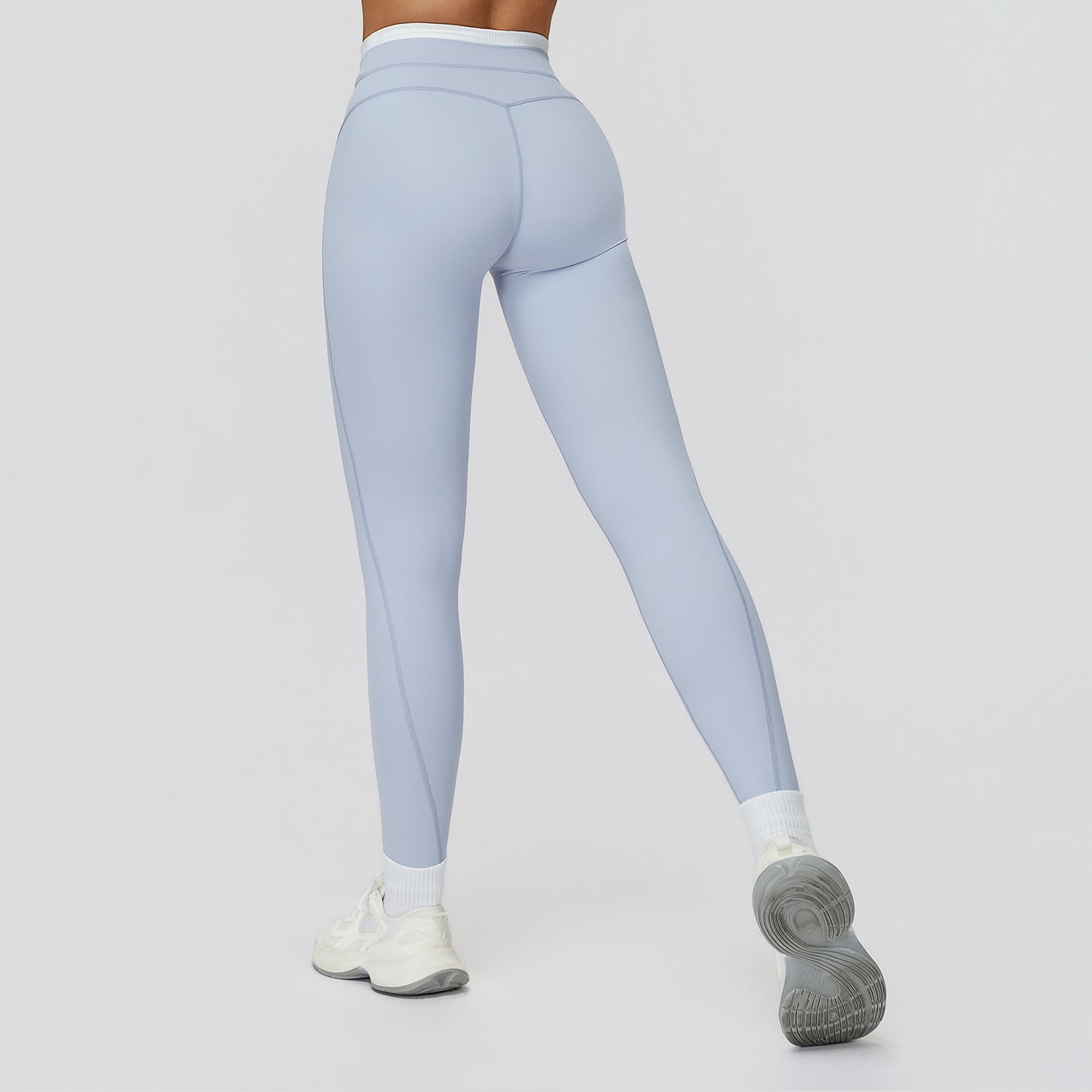 High-Waisted Contrast Sculpt Leggings