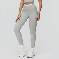 High-Waisted Contrast Sculpt Leggings