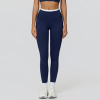 High-Waisted Contrast Sculpt Leggings