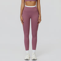 High-Waisted Contrast Sculpt Leggings