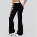 High-Waisted Colorblock Straight Leggings