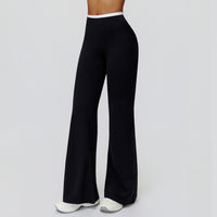 High-Waisted Colorblock Straight Leggings