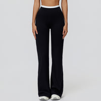 High-Waisted Colorblock Straight Leggings