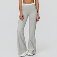 High-Waisted Colorblock Straight Leggings