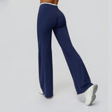 High-Waisted Colorblock Straight Leggings