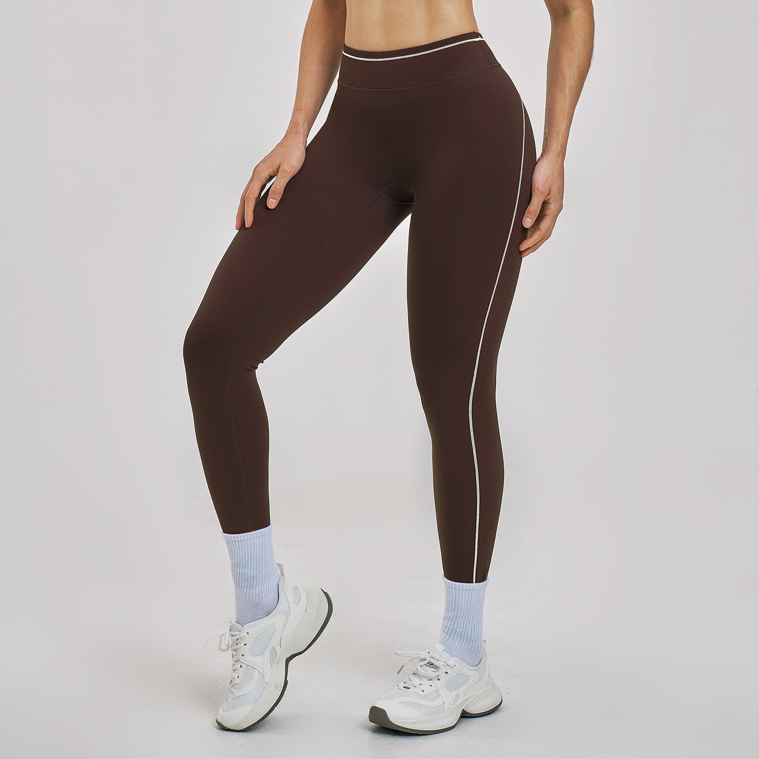Contrast Stitch High-Rise Sculpt Leggings