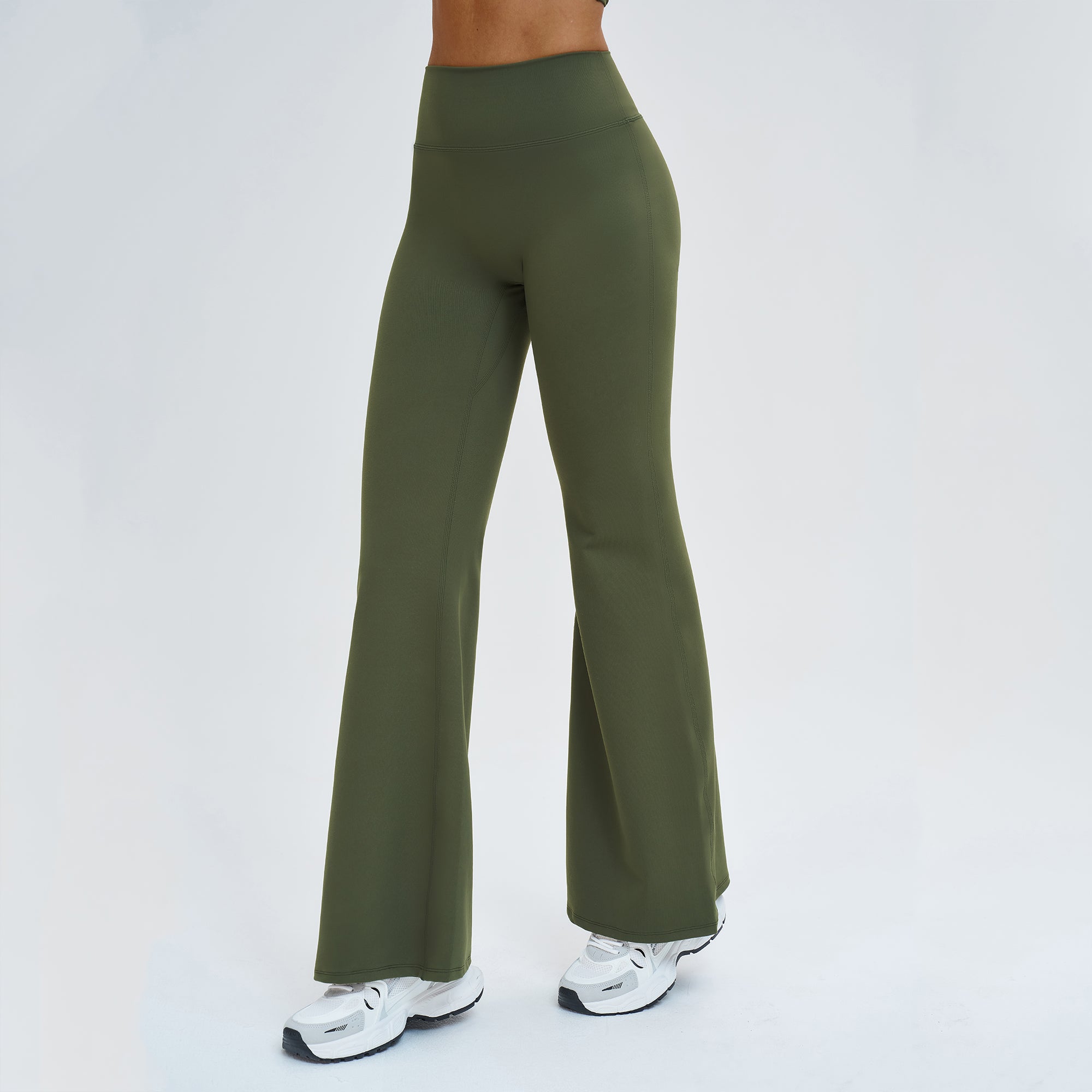 High-Waisted Flared Leggings