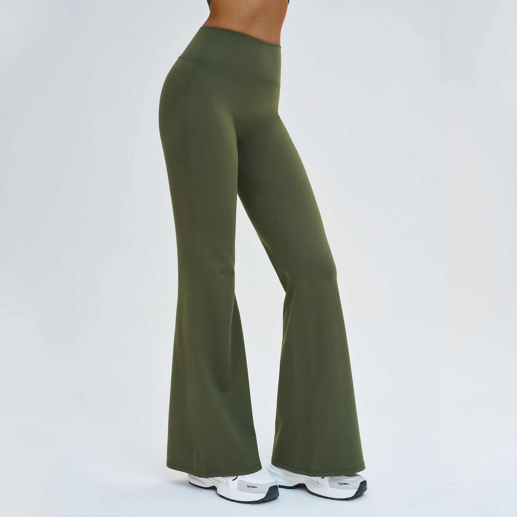 High-Waisted Flared Leggings