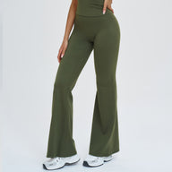 High-Waisted Flared Leggings