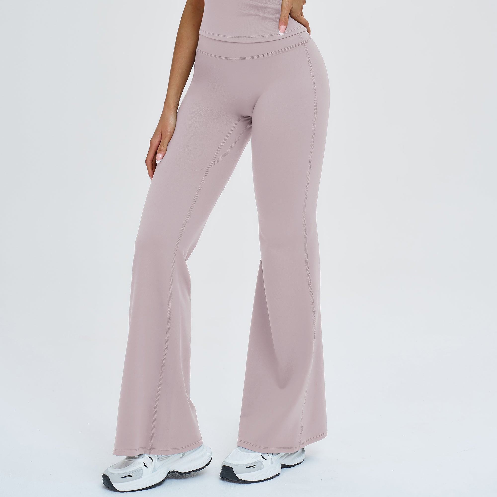 High-Waisted Flared Leggings