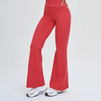 High-Waisted Flared Leggings