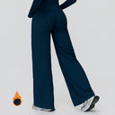 Fleece-Lined Straight Leggings