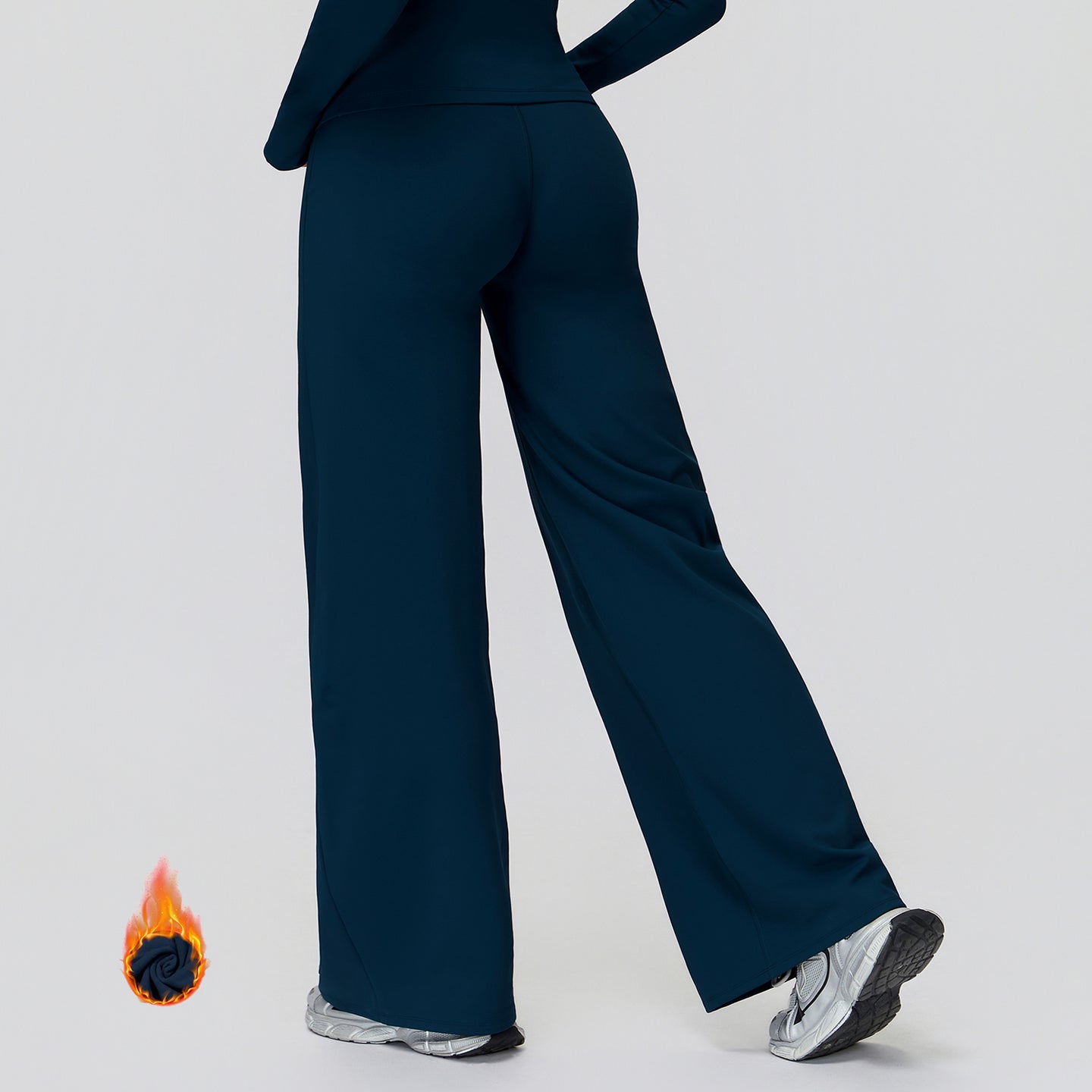 Fleece-Lined Straight Leggings