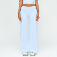 Mid-Waist Straight Leggings