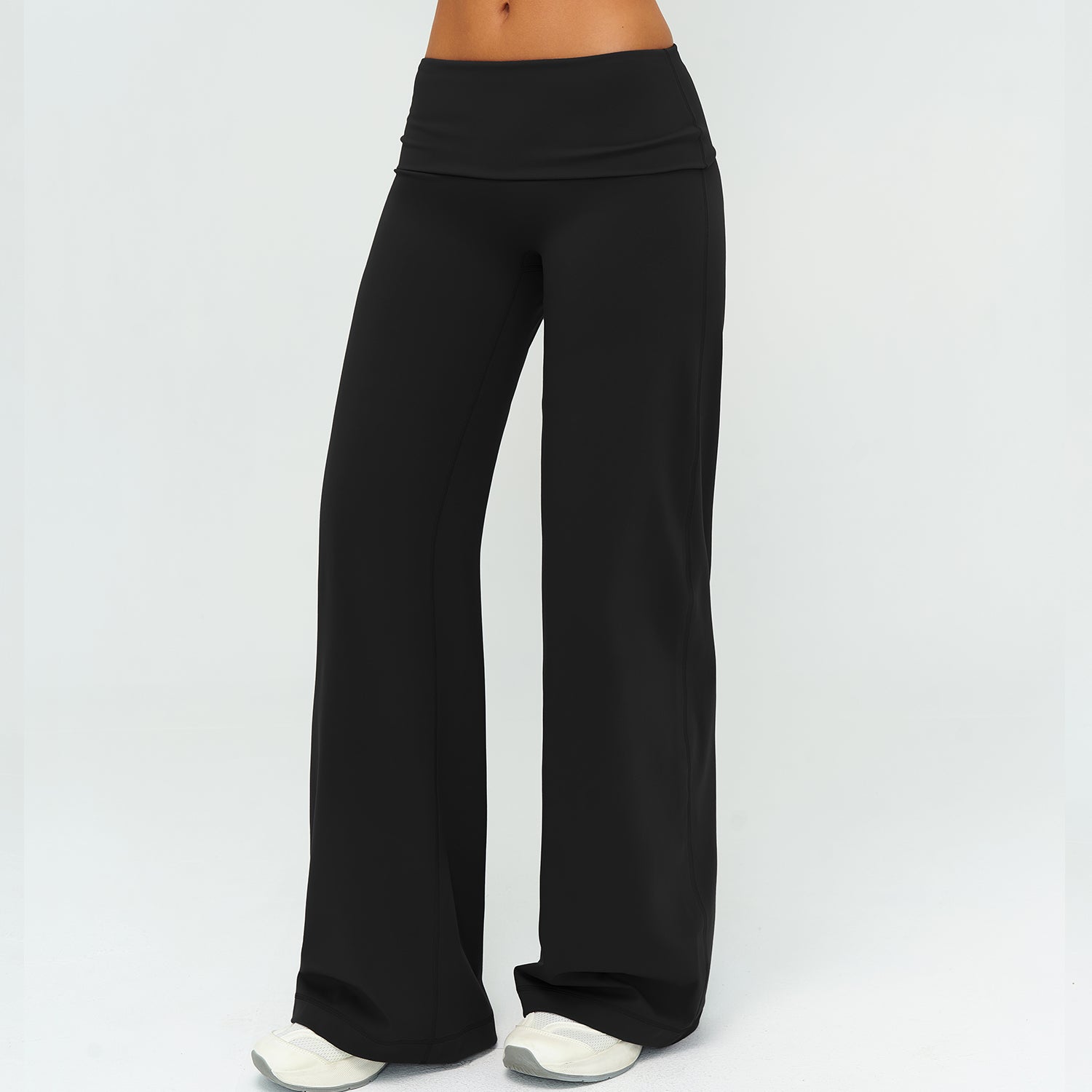 Mid-Waist Straight Leggings