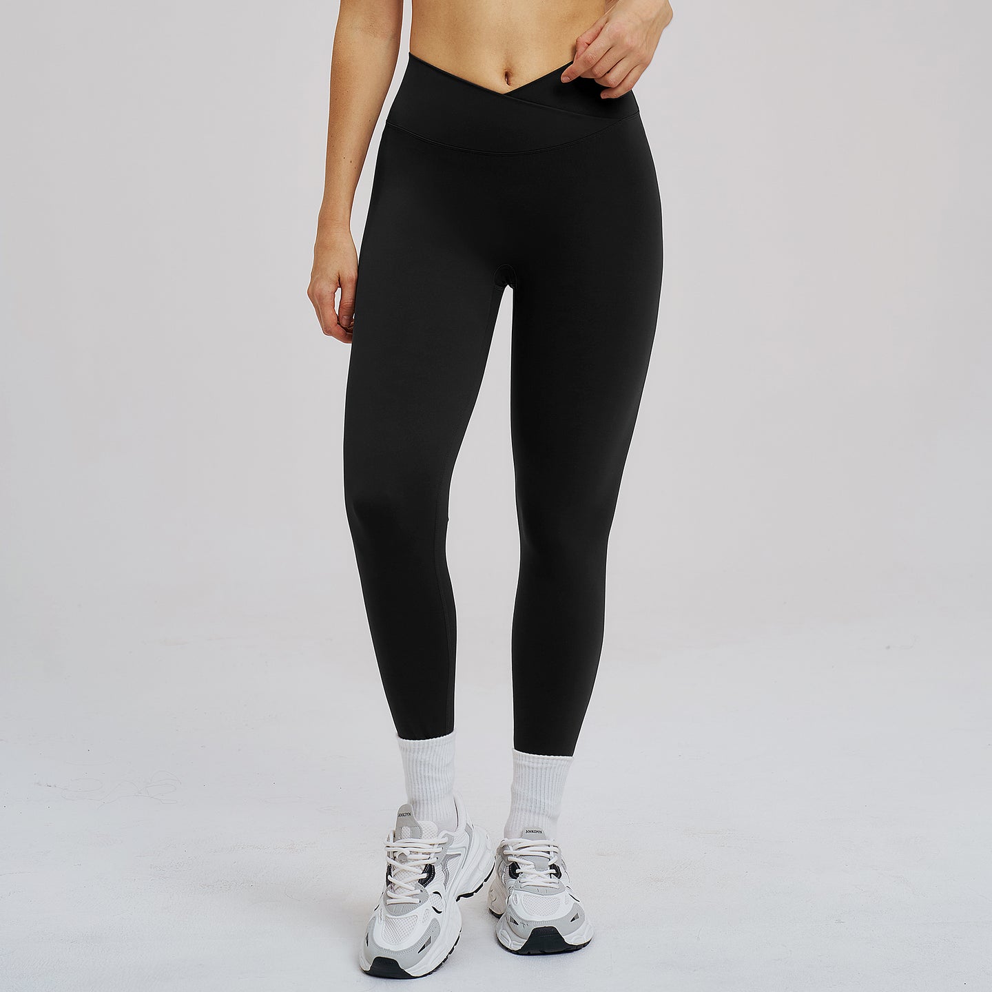 Cross-V Waist Sculpting Active Leggings