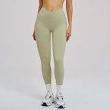 Cross-V Waist Sculpting Active Leggings