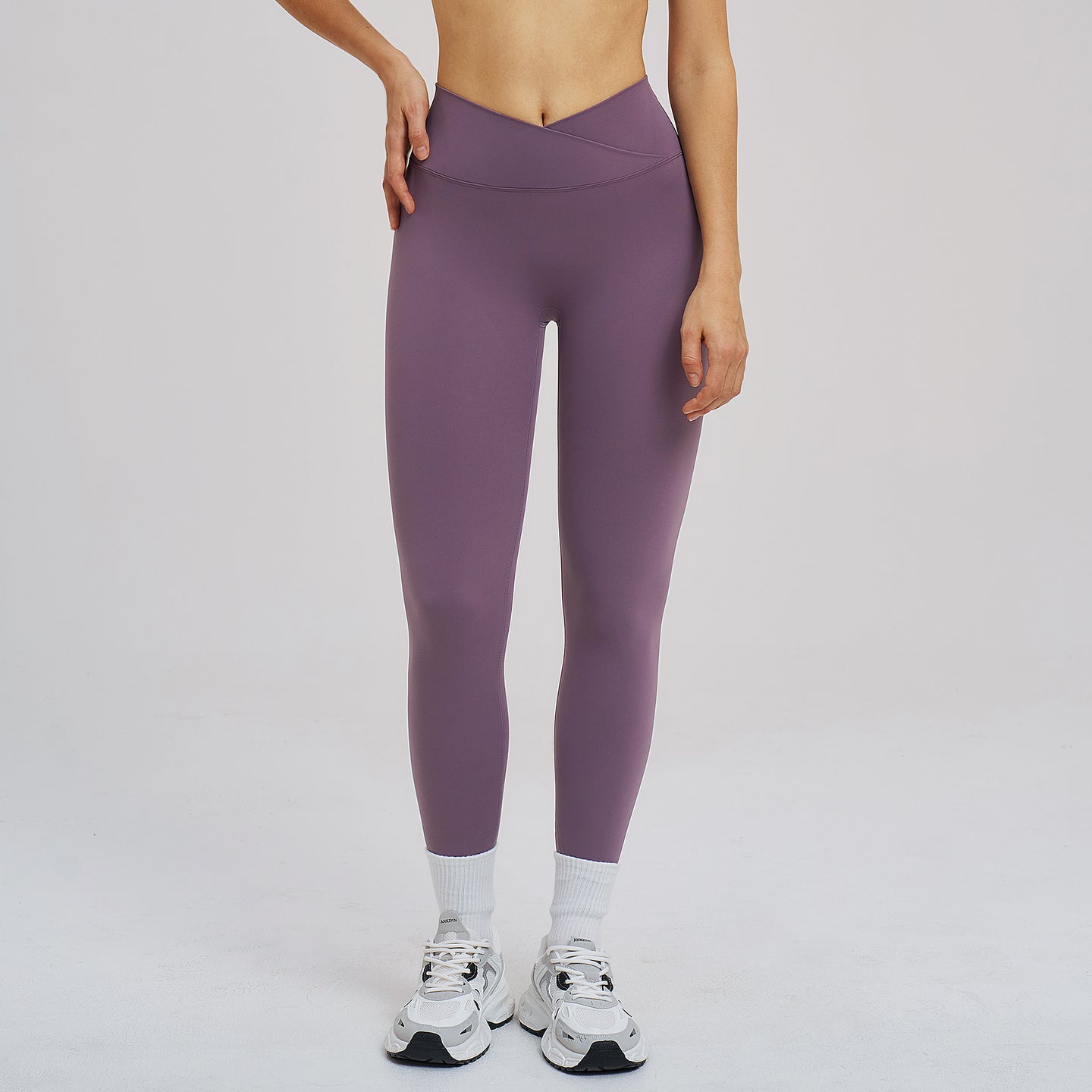 Cross-V Waist Sculpting Active Leggings
