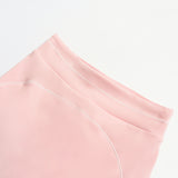 Contrast-Stitch Straight Leg Pants