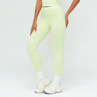 Contrast-Stitch Sculpt Leggings