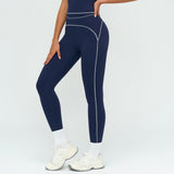 Contrast-Stitch Sculpt Leggings