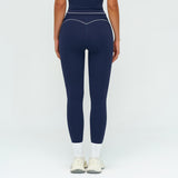 Contrast-Stitch Sculpt Leggings