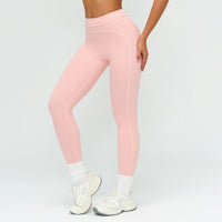 Contrast-Stitch Sculpt Leggings