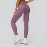 V-Back Ruched Sculpt Leggings