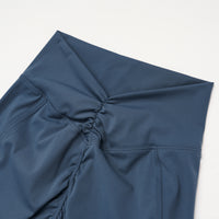 V-Back Ruched Flare Leggings