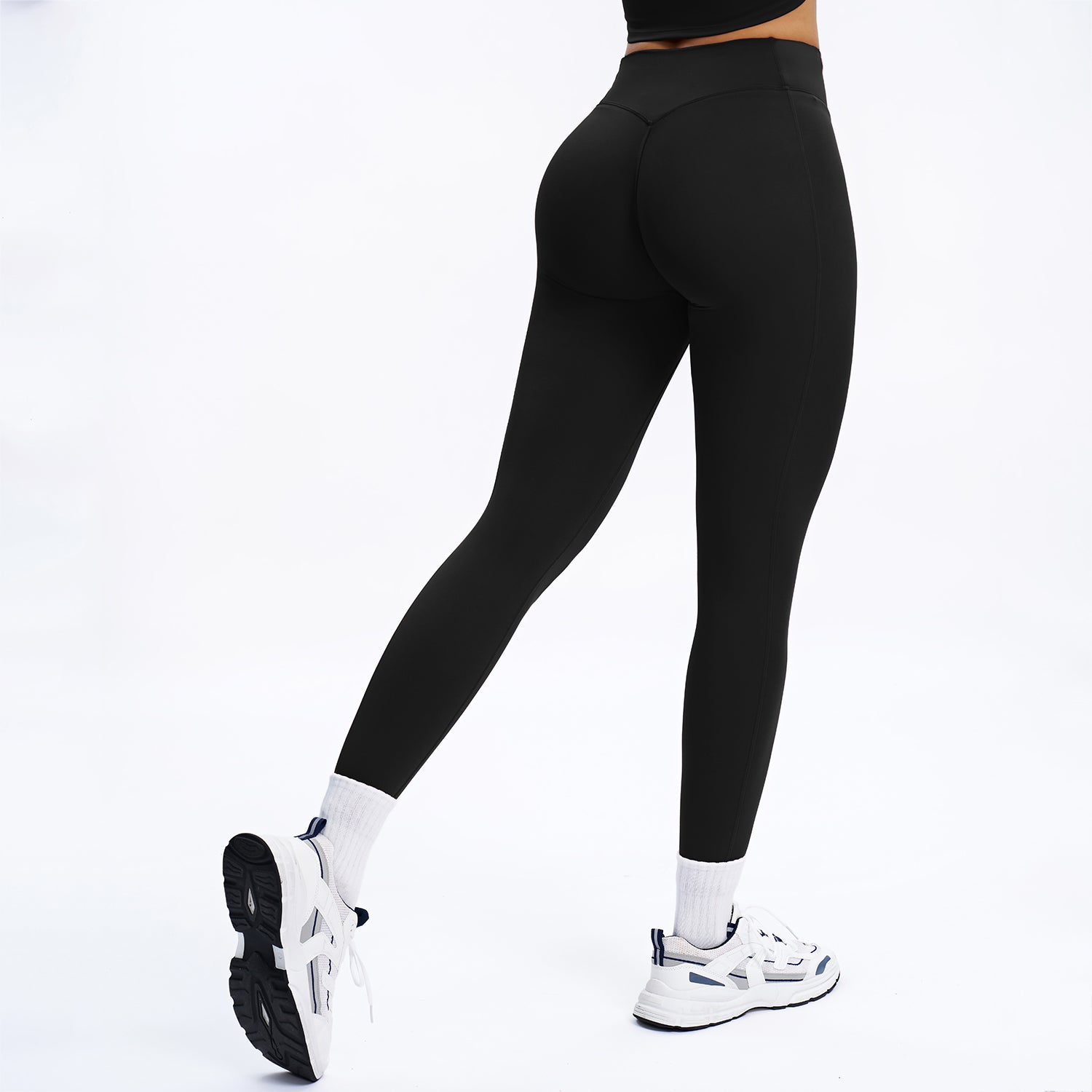 Scrunch-Front Booty-Lifting Leggings