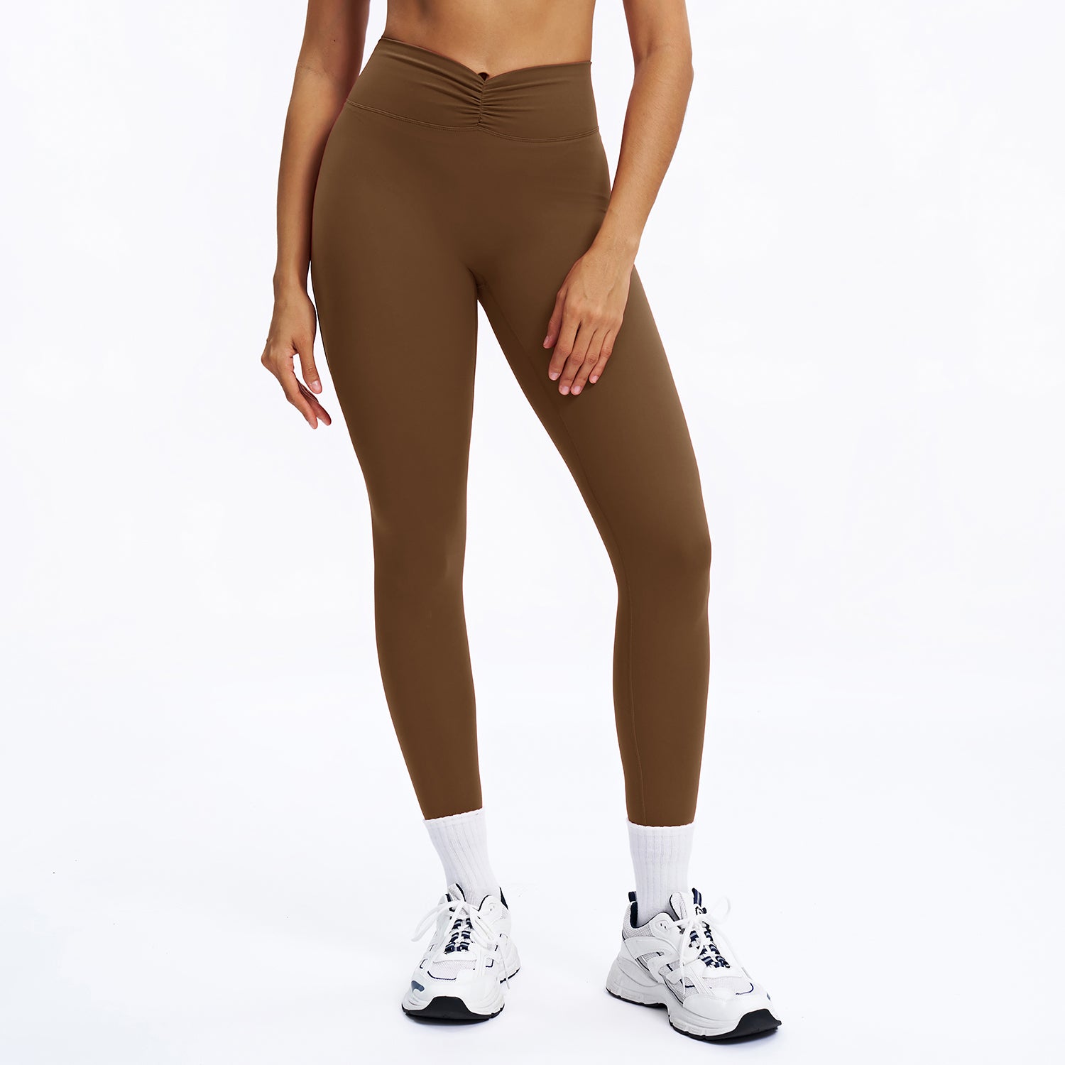 Scrunch-Front Booty-Lifting Leggings