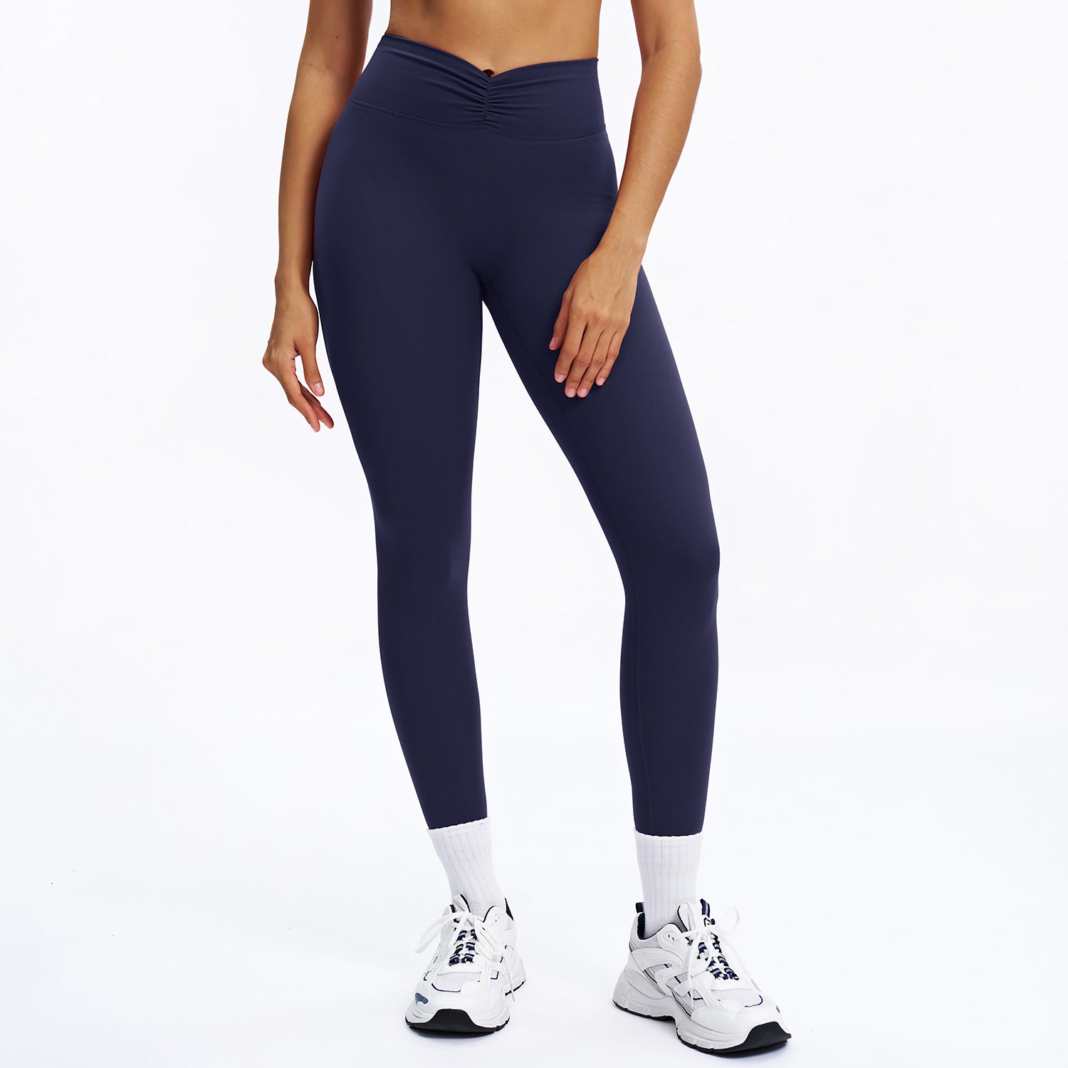 Scrunch-Front Booty-Lifting Leggings