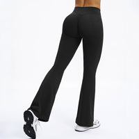 Scrunch-Front Booty-Lifting Flare Leggings