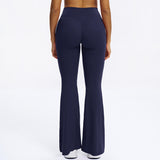 Scrunch-Front Booty-Lifting Flare Leggings