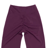 Scrunch-Front Booty-Lifting Flare Leggings