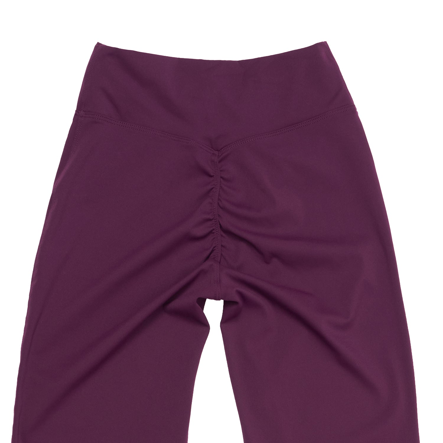 Scrunch-Front Booty-Lifting Flare Leggings