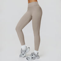 V-Back High-Waist Leggings