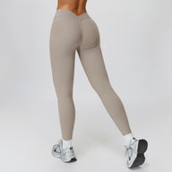 V-Back High-Waist Leggings