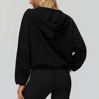 Oversized V-Neck Hoodie