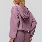 Oversized V-Neck Hoodie