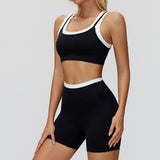High-Waisted Contrast Sculpt Shorts