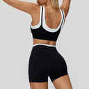 High-Waisted Contrast Sculpt Shorts