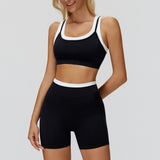 High-Waisted Contrast Sculpt Shorts