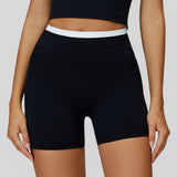 High-Waisted Contrast Sculpt Shorts