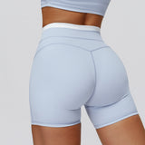 High-Waisted Contrast Sculpt Shorts